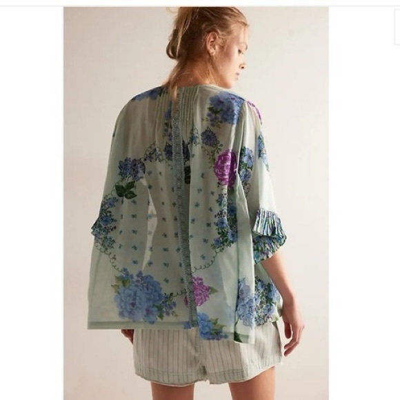 Free People Hey Lover Printed Sleep Shirt NWT - Picture 2 of 6